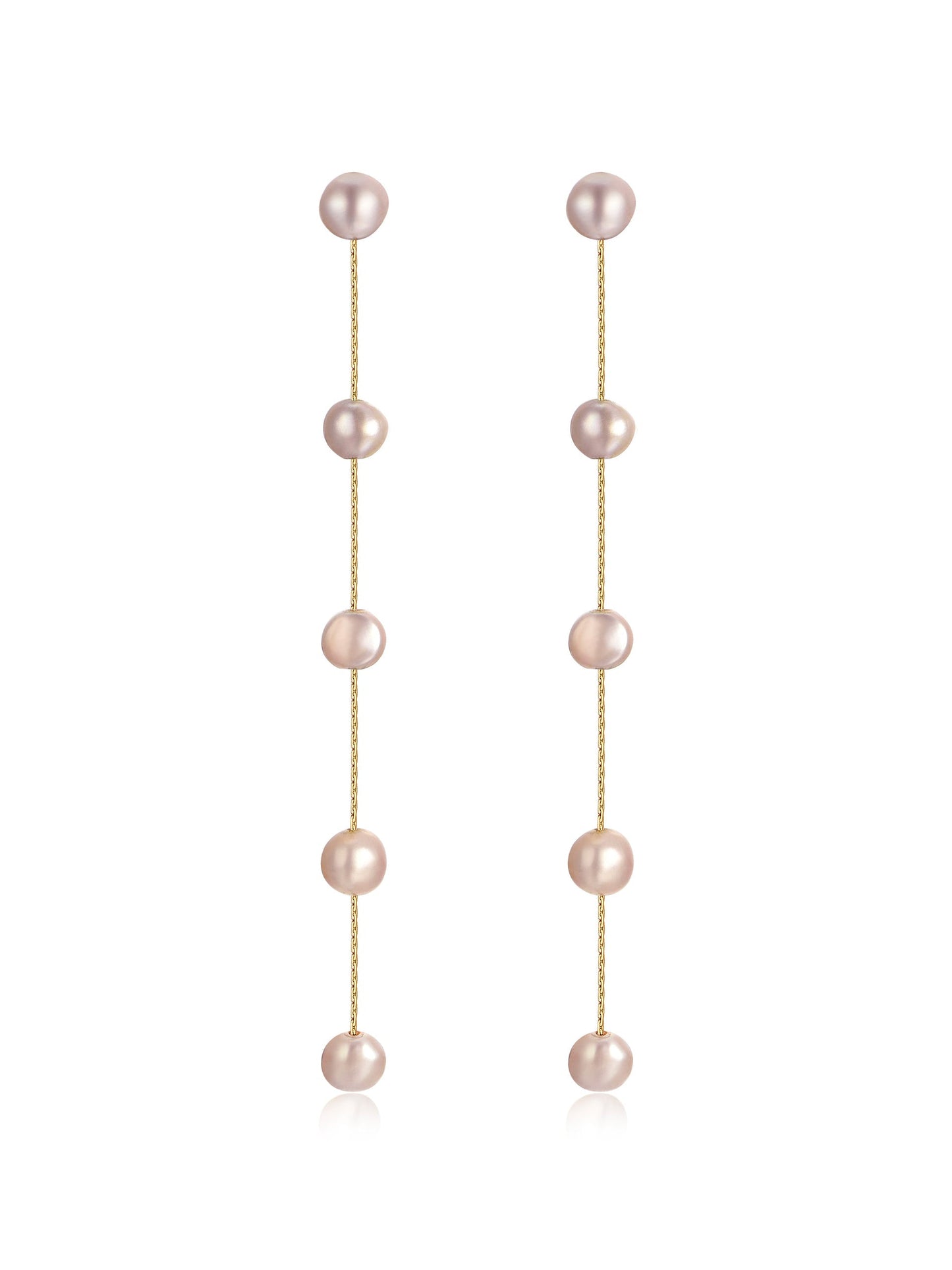 Dripping Pearl Delicate Drop Earrings
