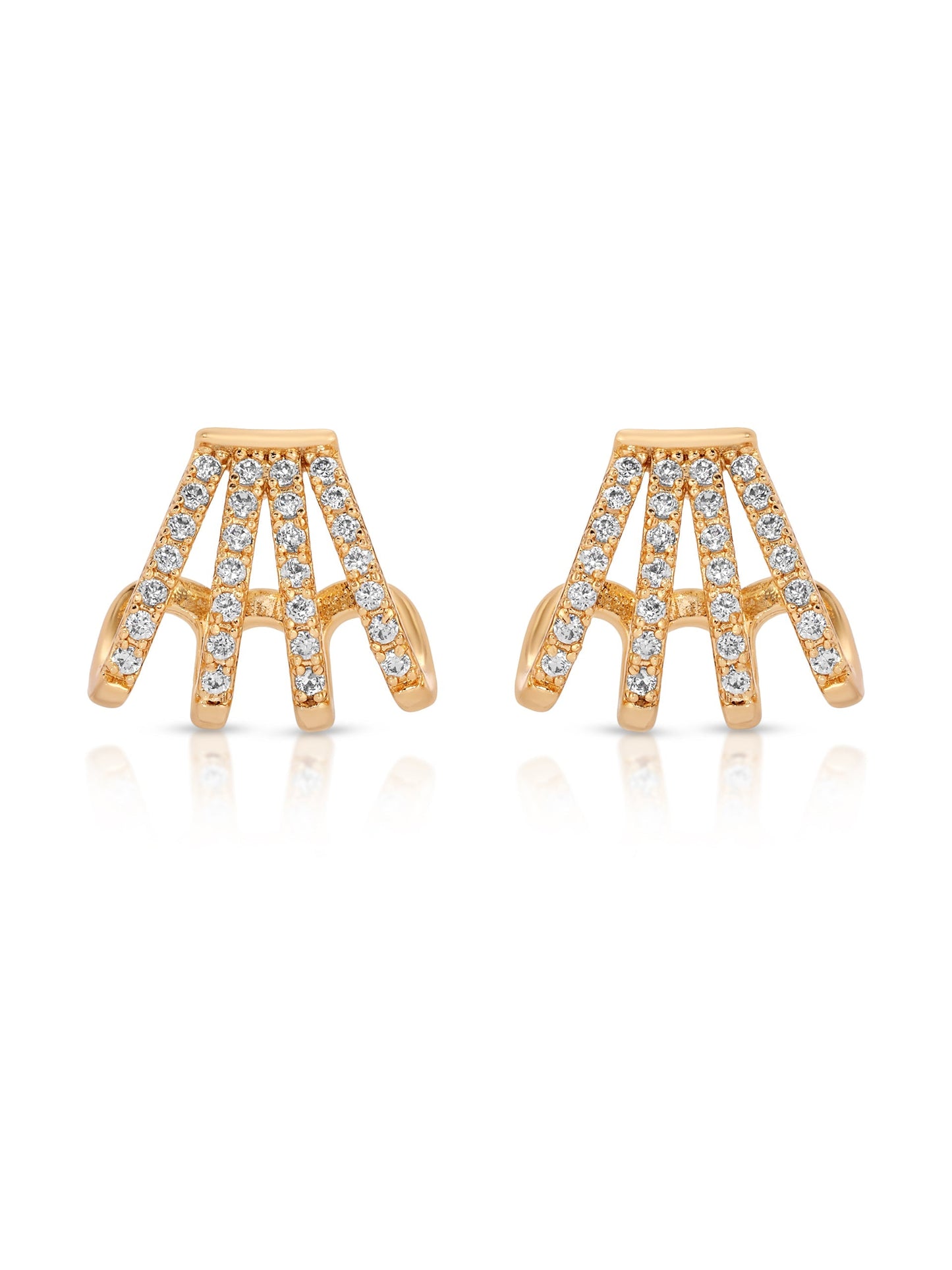 Glisten Wing Pavé Earrings