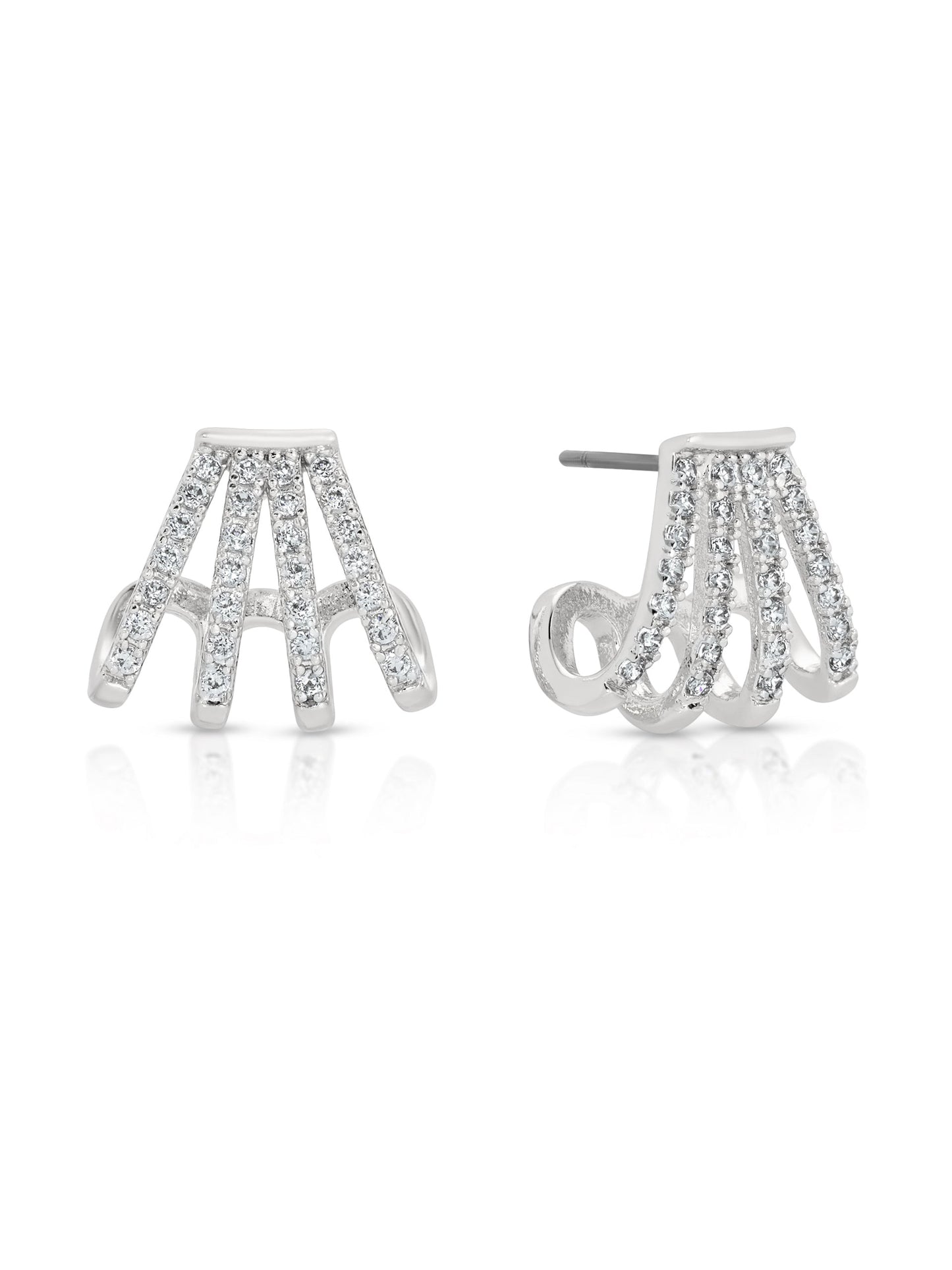 Glisten Wing Pavé Earrings