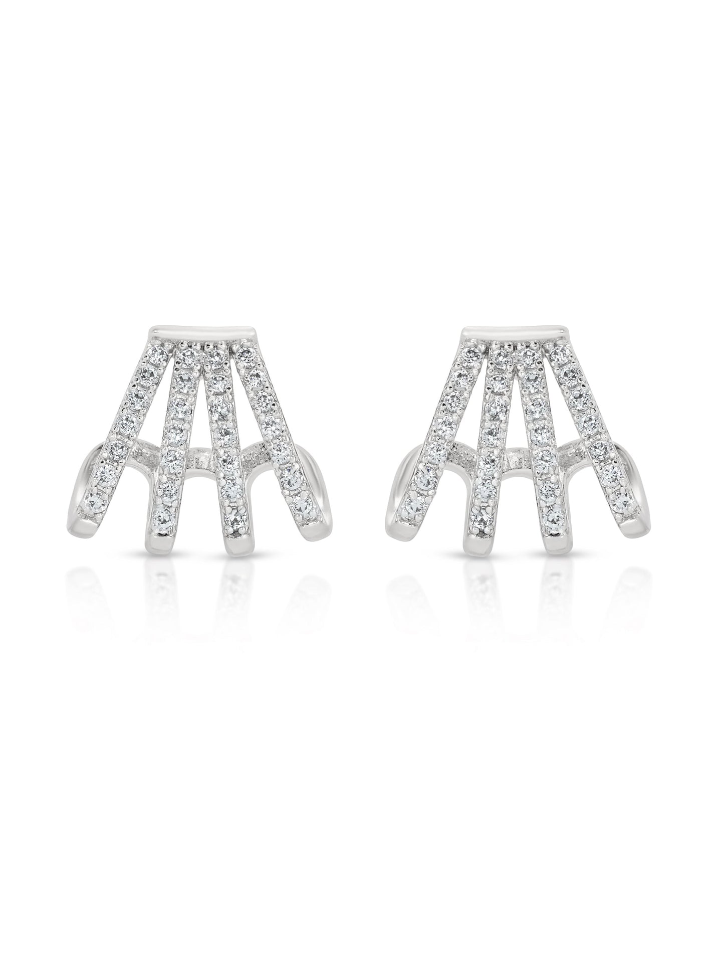 Glisten Wing Pavé Earrings