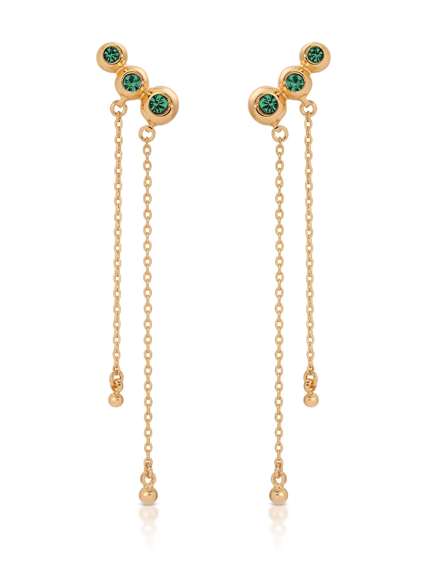Emerald City Waterfall Earrings