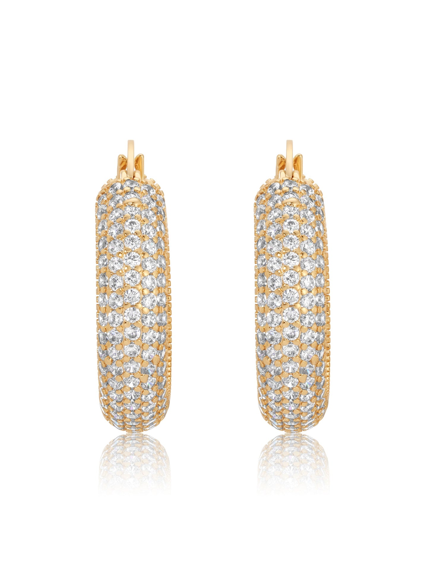 Sparkle Bits Mini Crystal Hoops