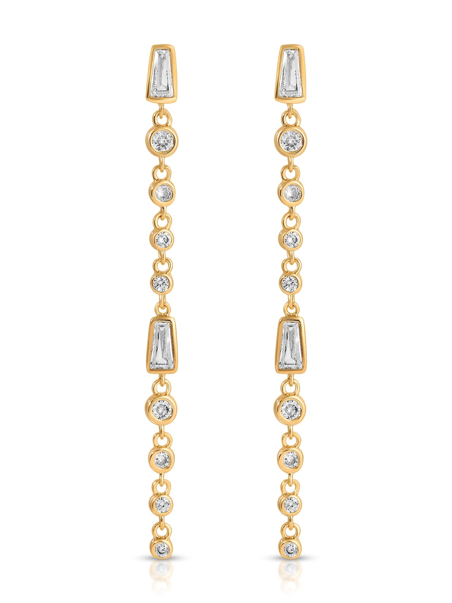 Crystal Linear Earrings