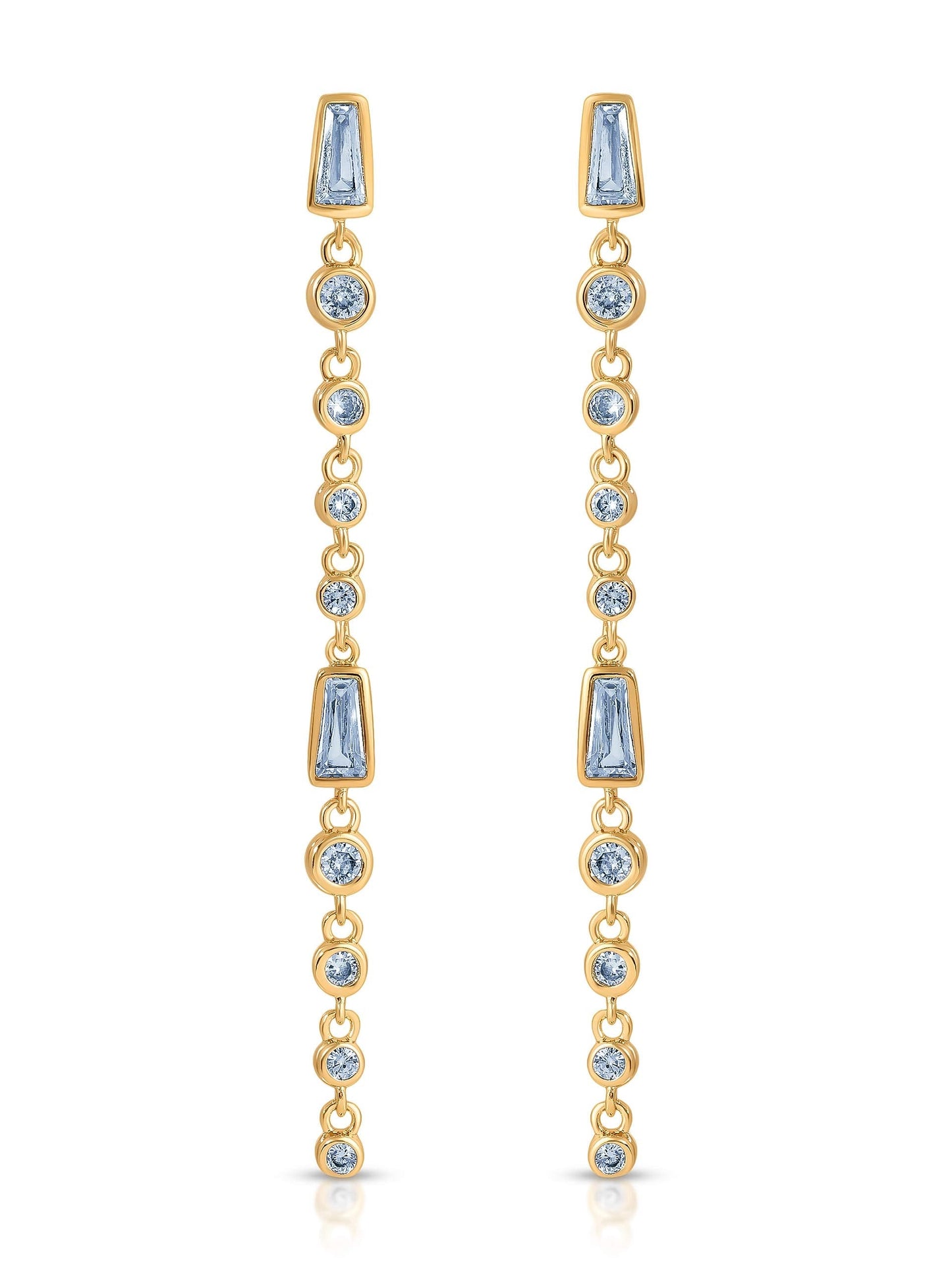 Crystal Linear Earrings
