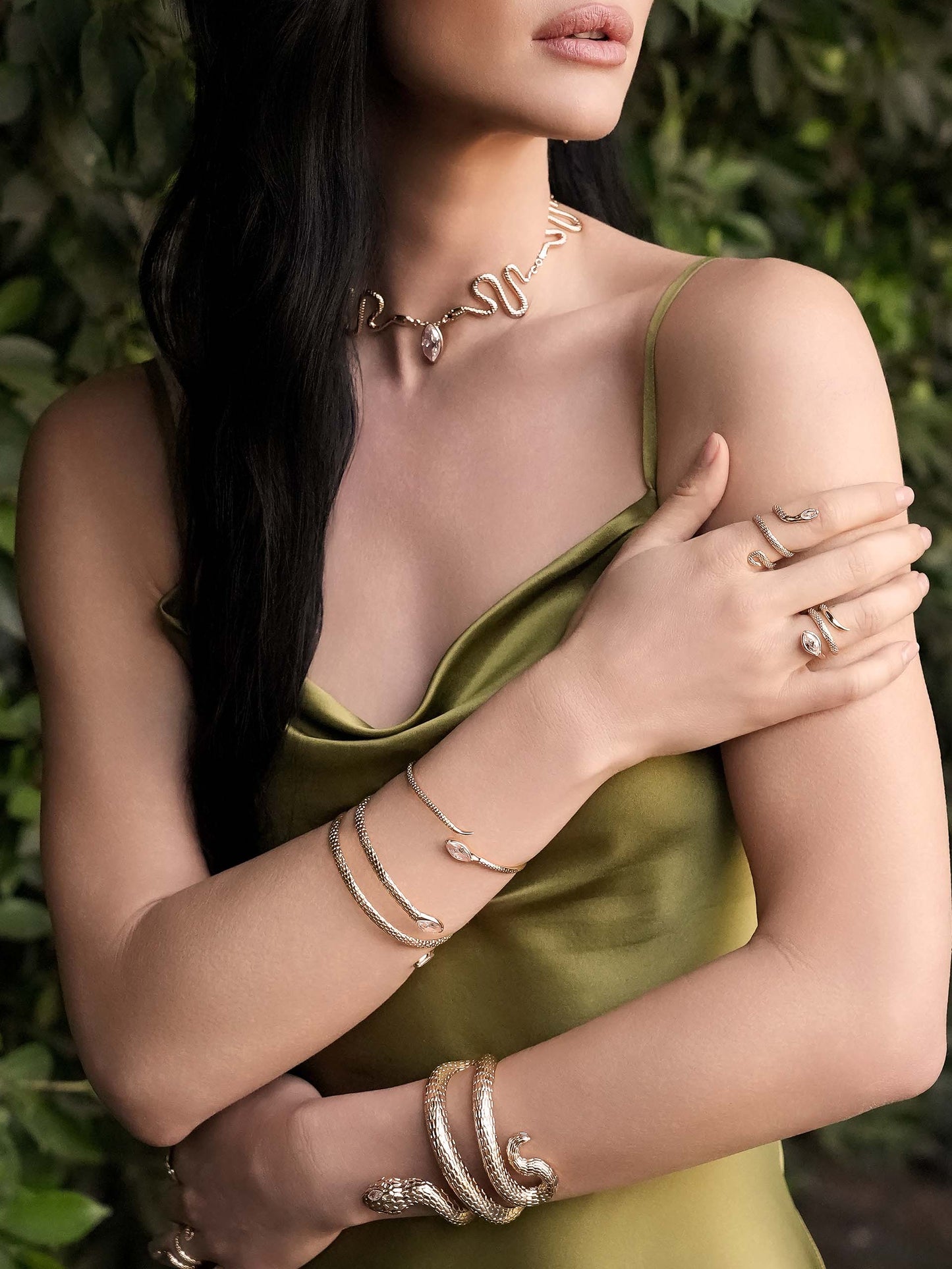 Marquise Crystal Cuff