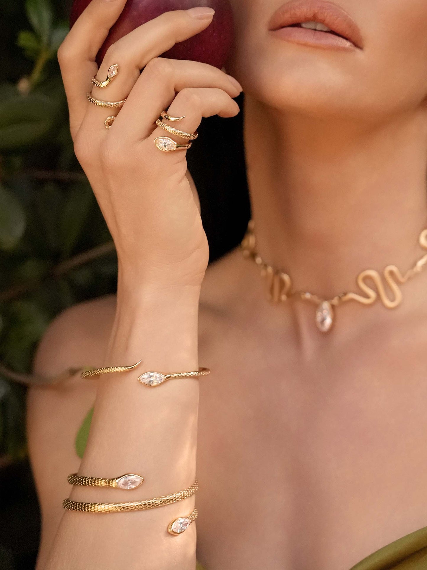 Marquise Coiled Bangle