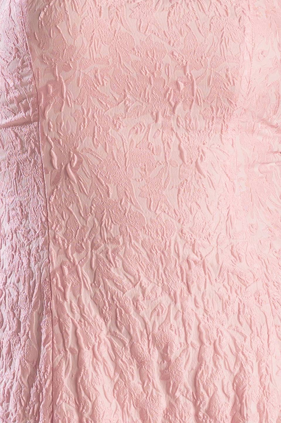 Size Medium, ROLL WITH IT PINK WOVEN MIDI DRESS - FINAL SALE