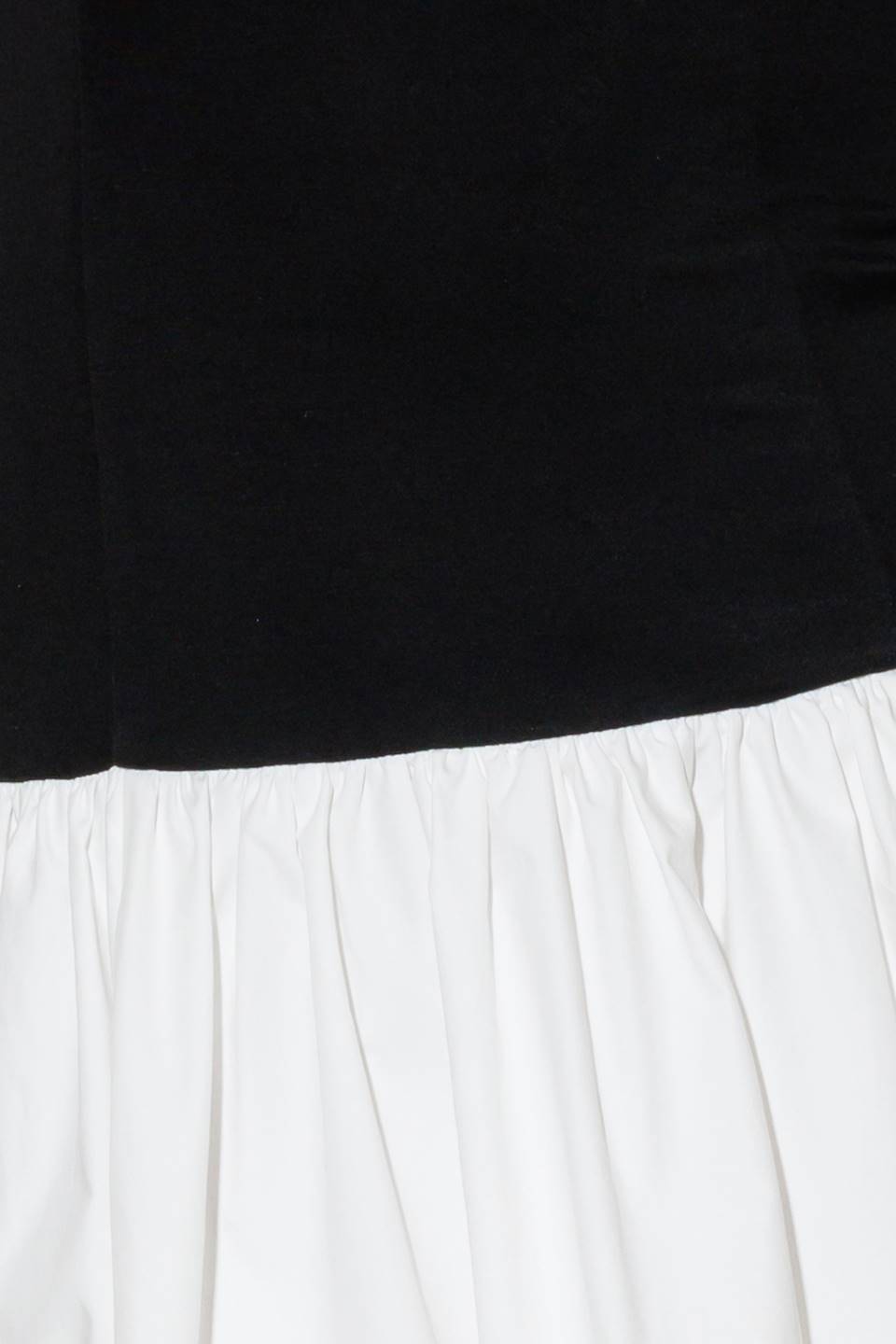 Size Small, SHIFT STUDIO BLACK & WHITE STRAPLESS MIDI DRESS - FINAL SALE