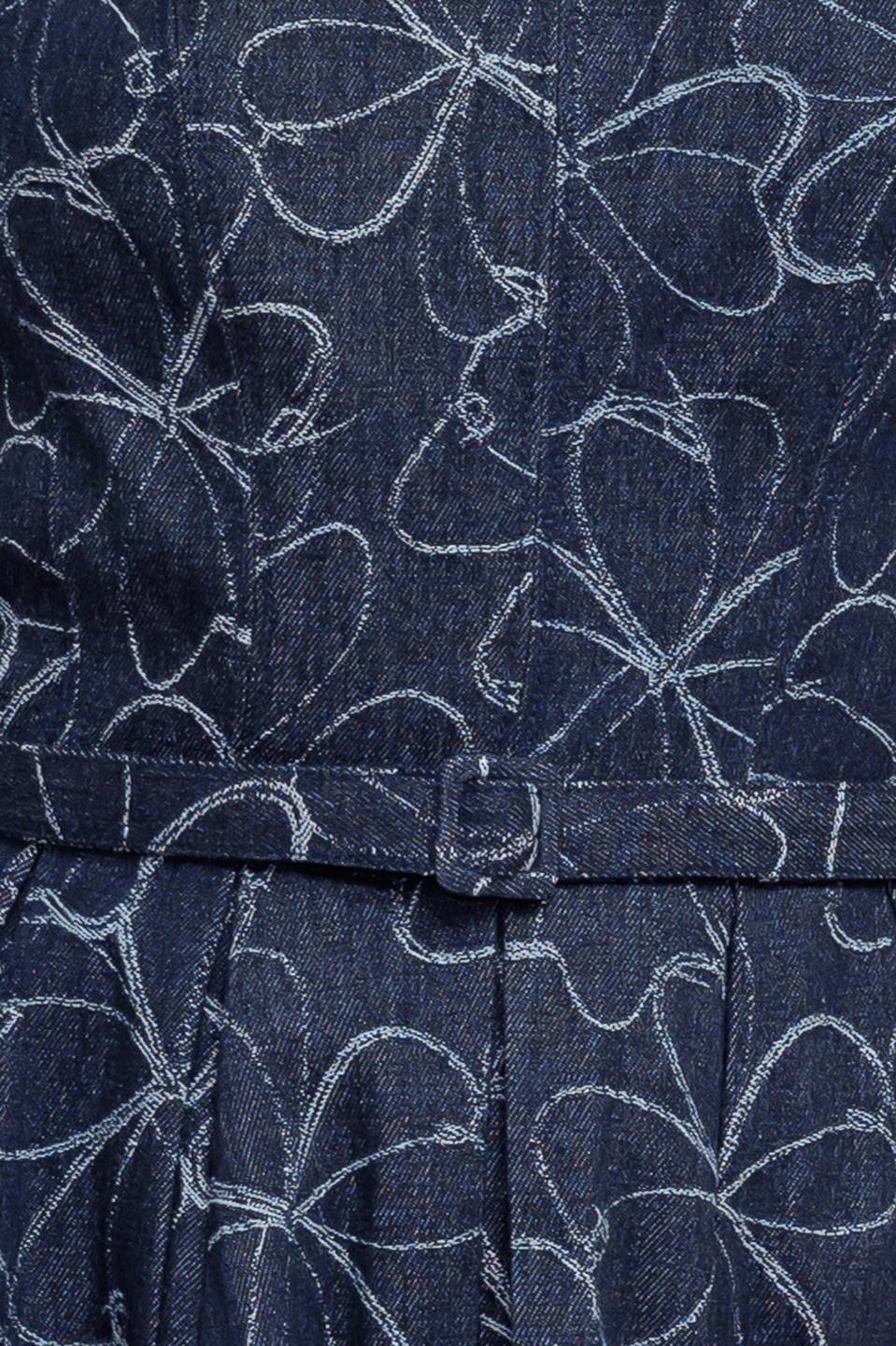 MOONBEAM DENIM MIDI DRESS