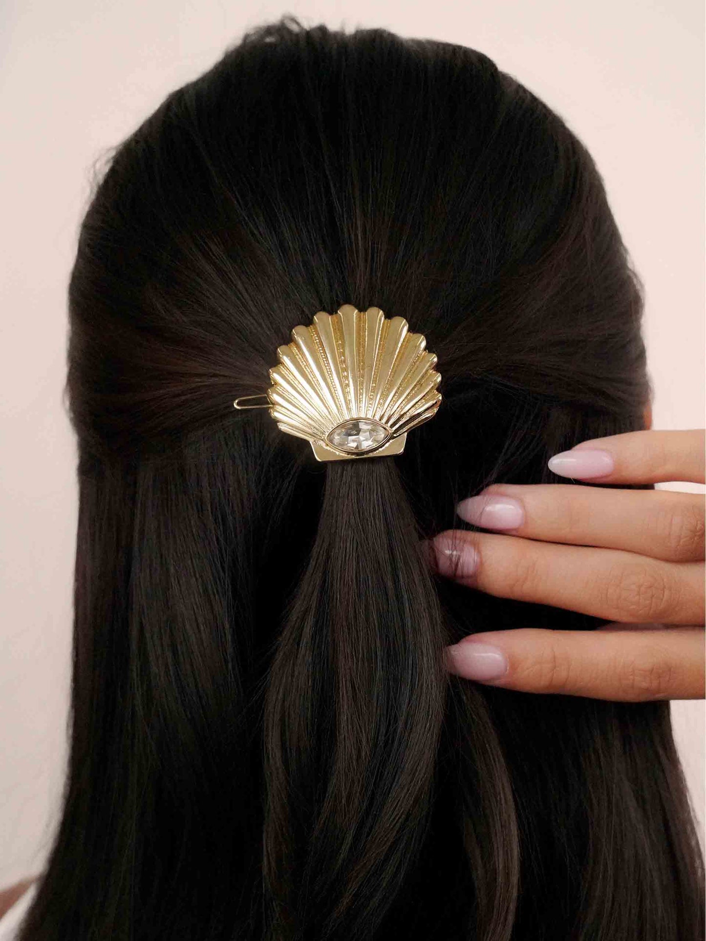 Santorini Shell Barrette