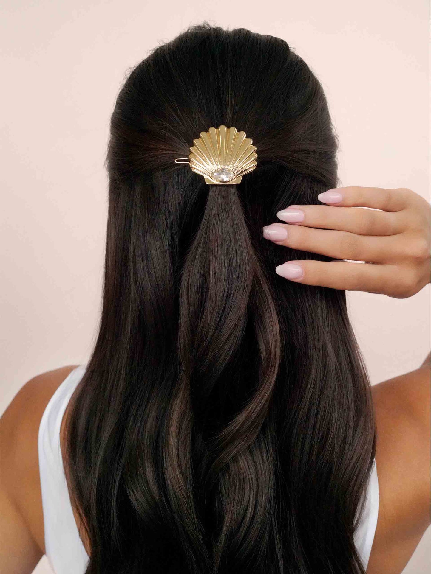 Santorini Shell Barrette