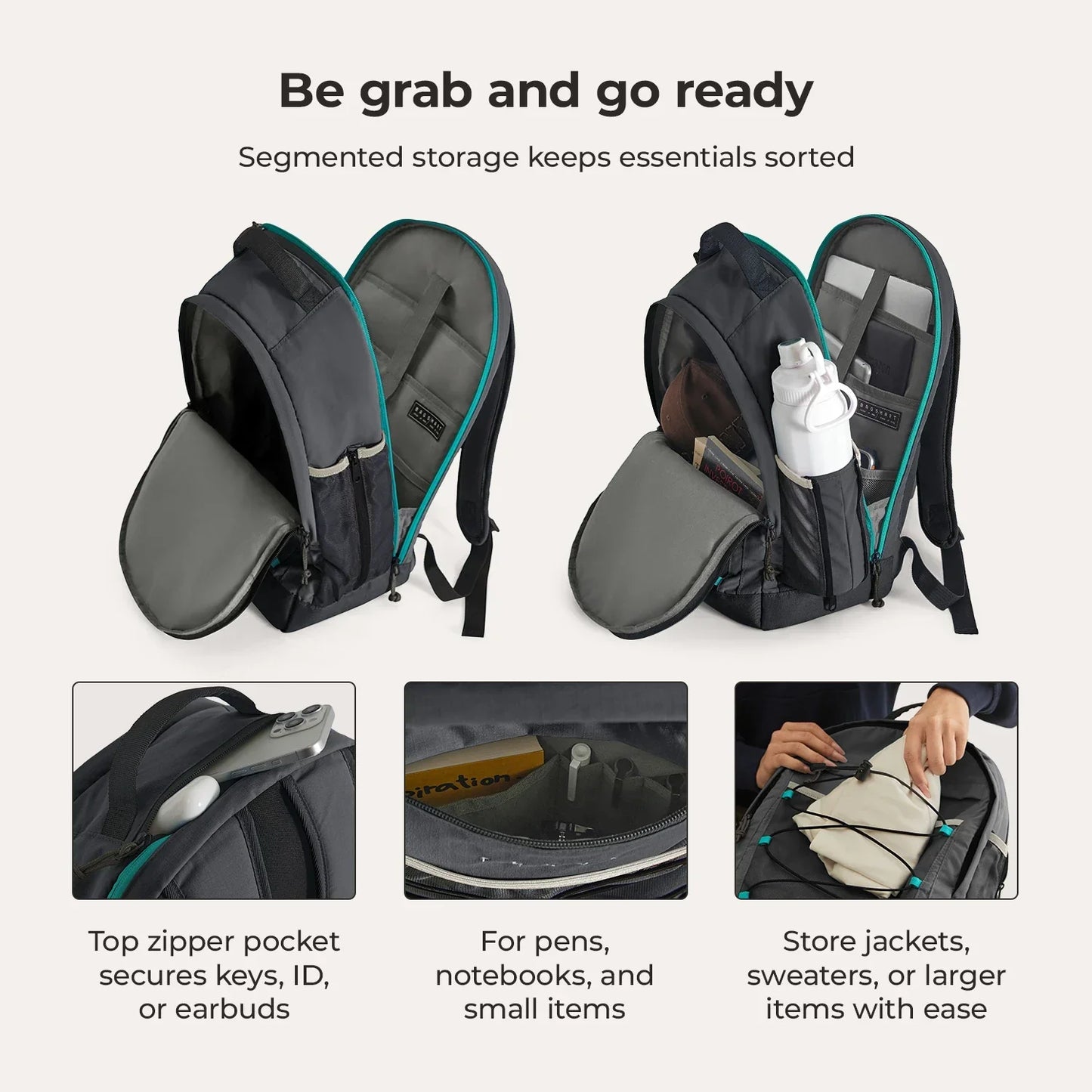 Sac à dos pour ordinateur portable Focus 15,6 pouces
