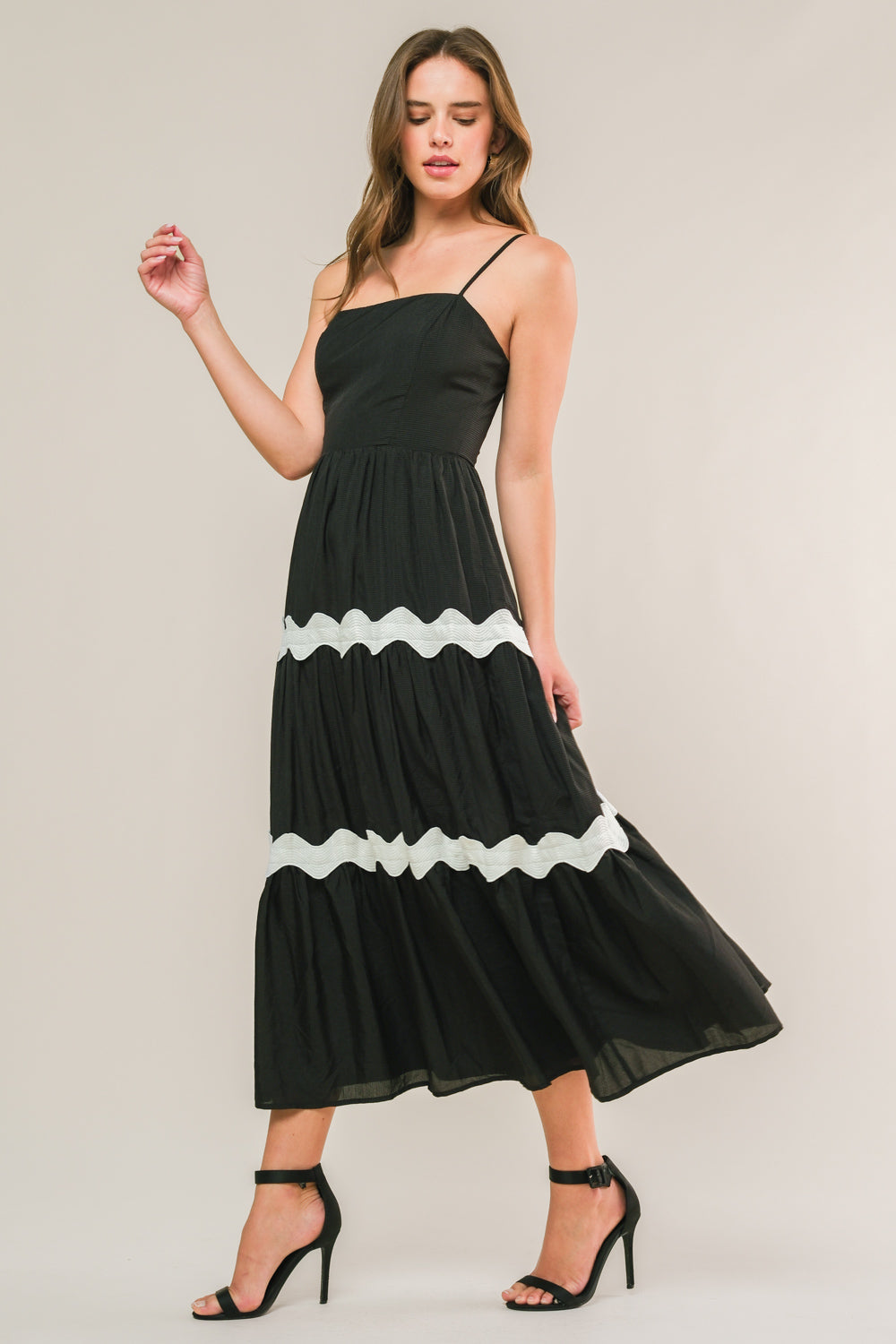SUMMER SPRITZ - RIC RAC MIDI DRESS
