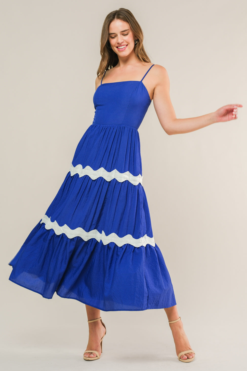 SUMMER SPRITZ - RIC RAC MIDI DRESS