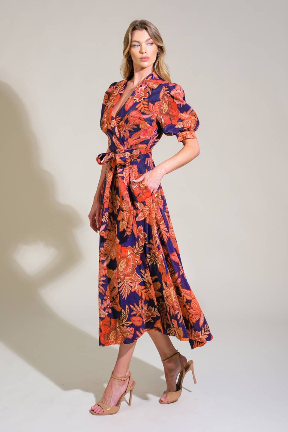 TREASURE TROVE WOVEN MIDI DRESS - FINAL SALE