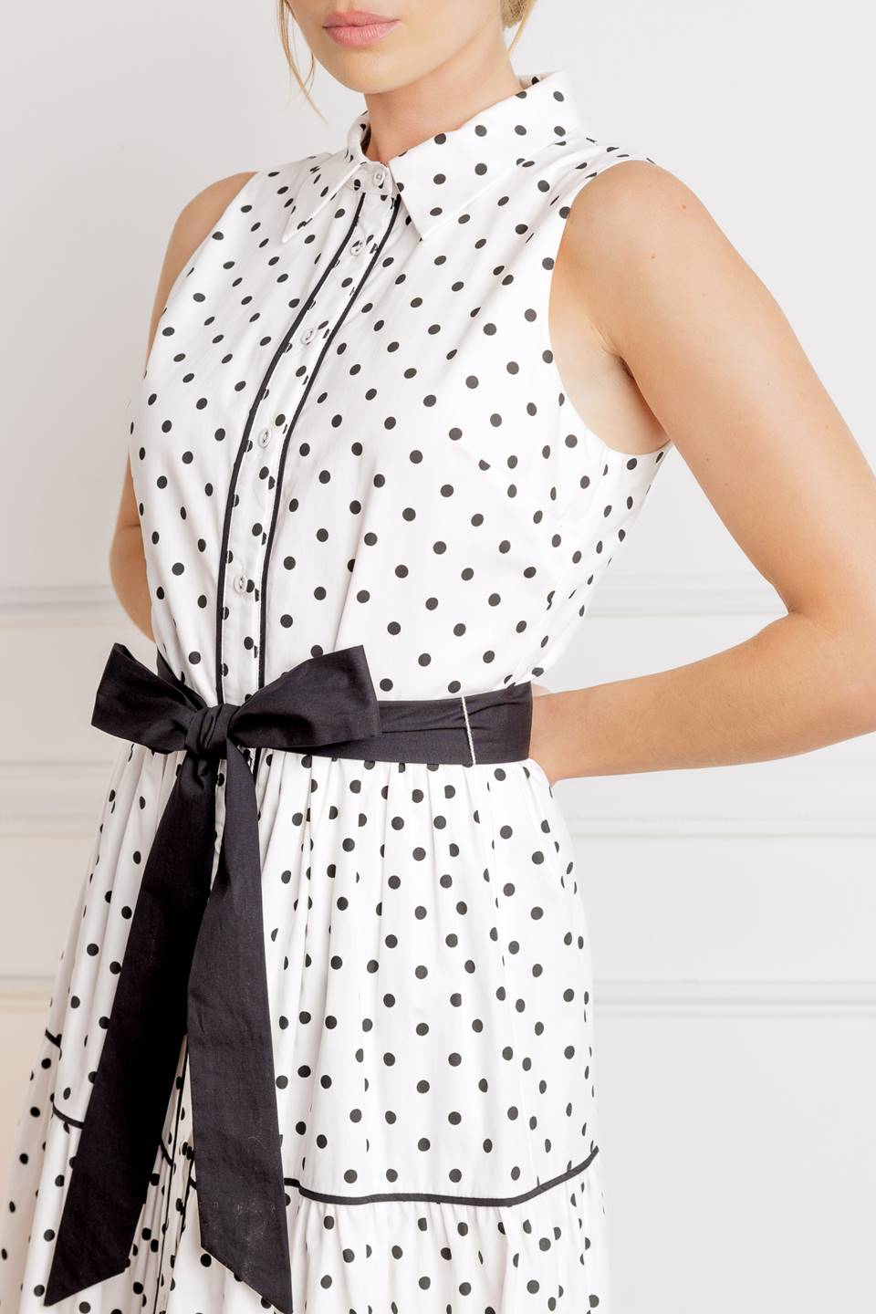SIZE SMALL, OUT OF REACH WOVEN MIDI DRESS - FINAL SALE