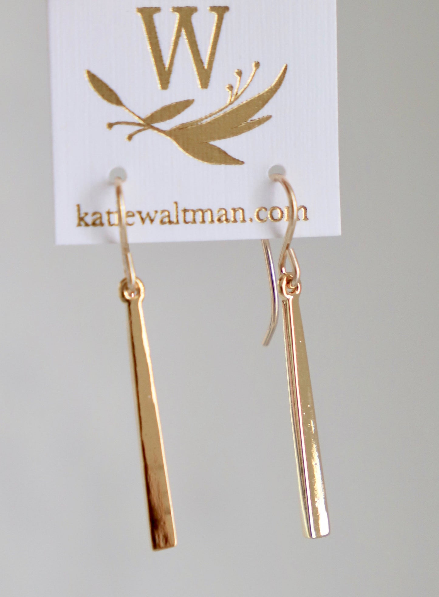 BOUCLES D'OREILLES PETITES BARRES