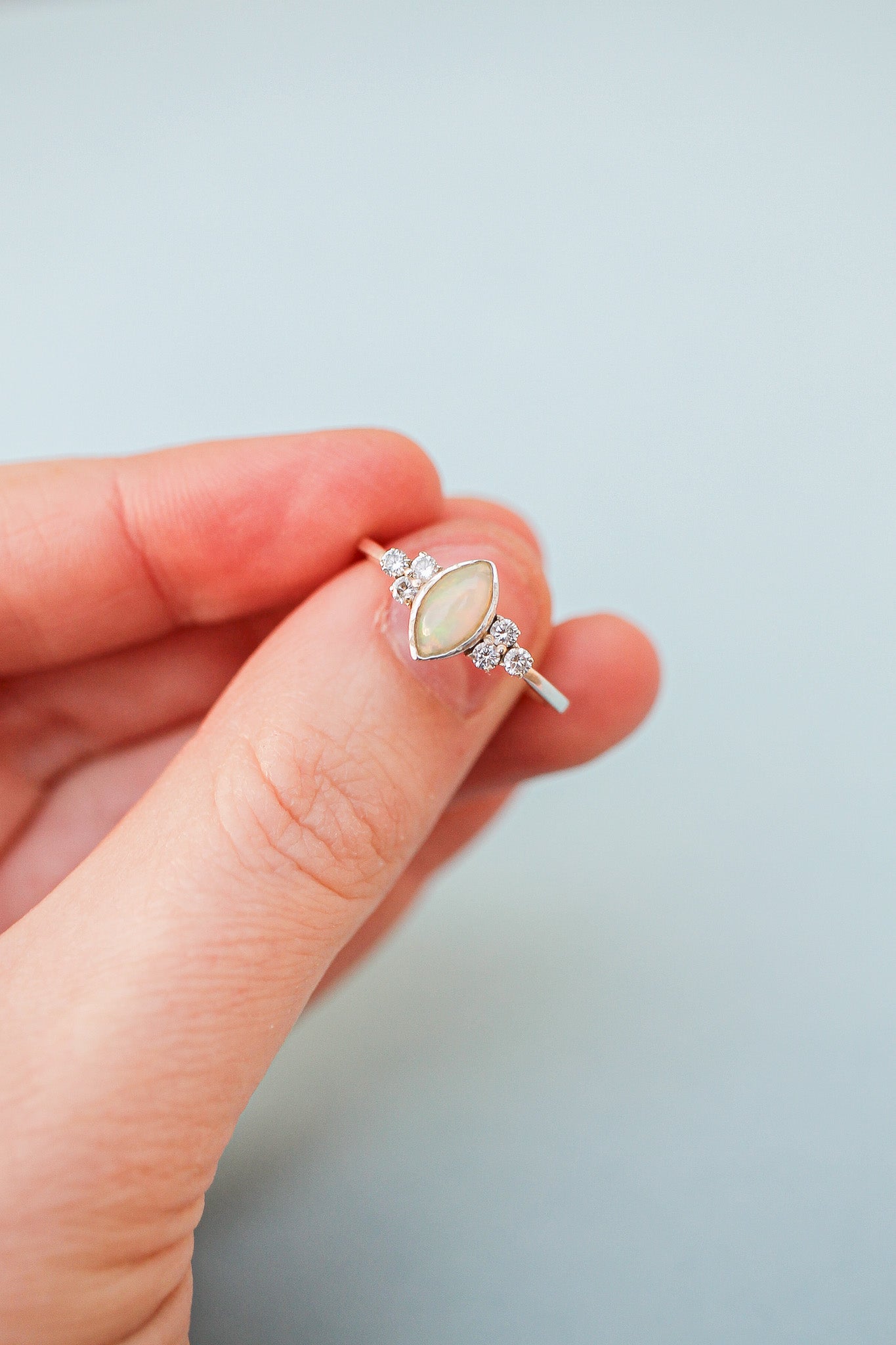Bague Serena Opale en Argent