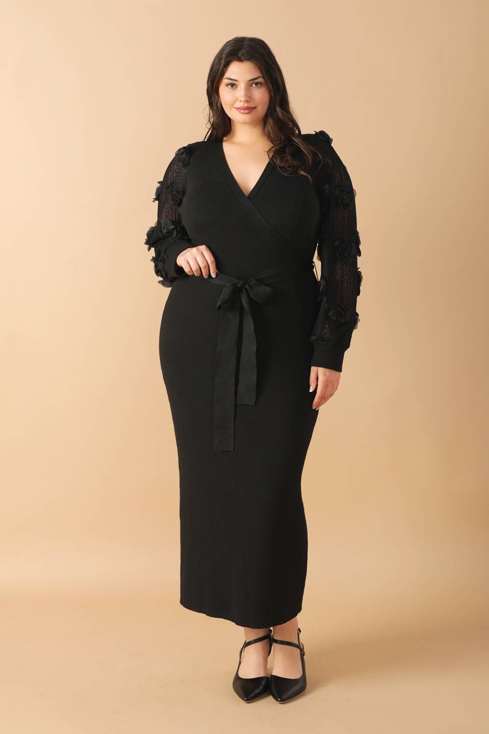 PERFECT BALANCE SWEATER MIDI DRESS