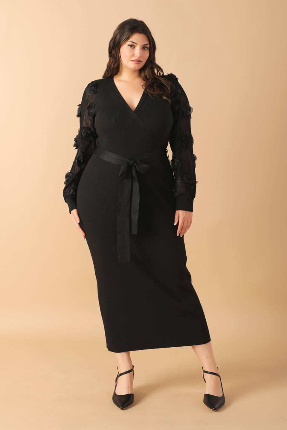 PERFECT BALANCE SWEATER MIDI DRESS