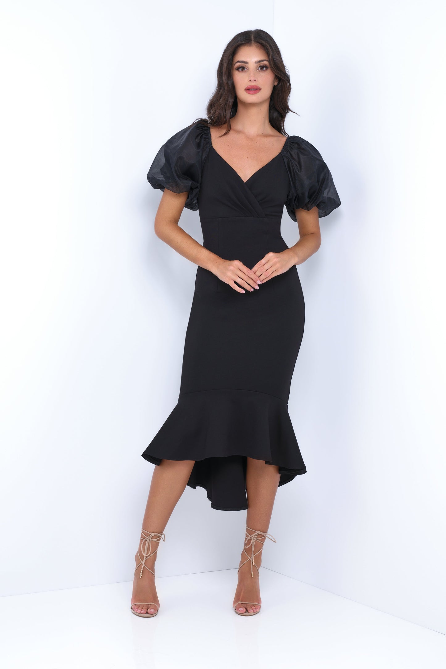Diana Midi Dress - Black