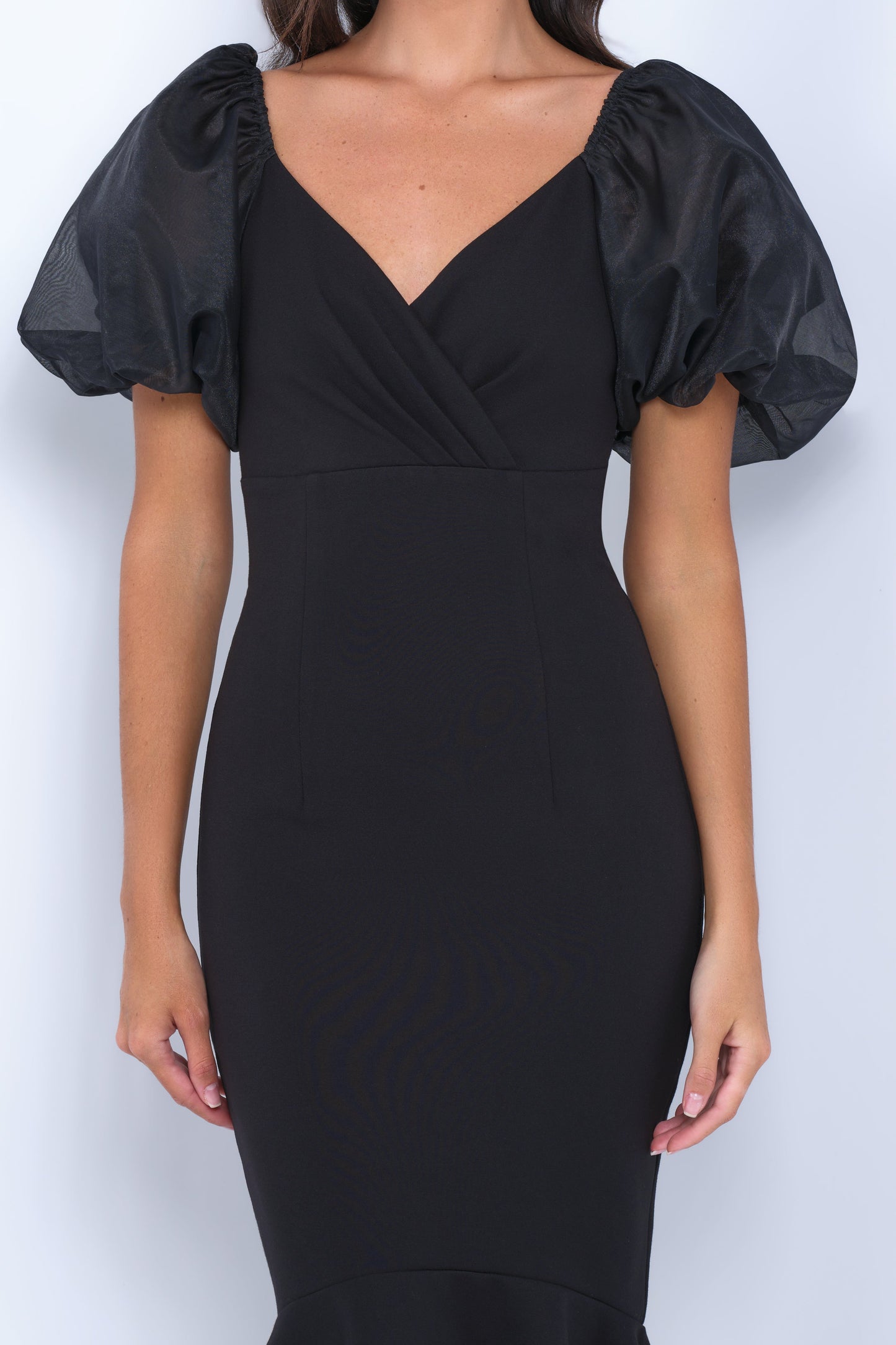 Diana Midi Dress - Black