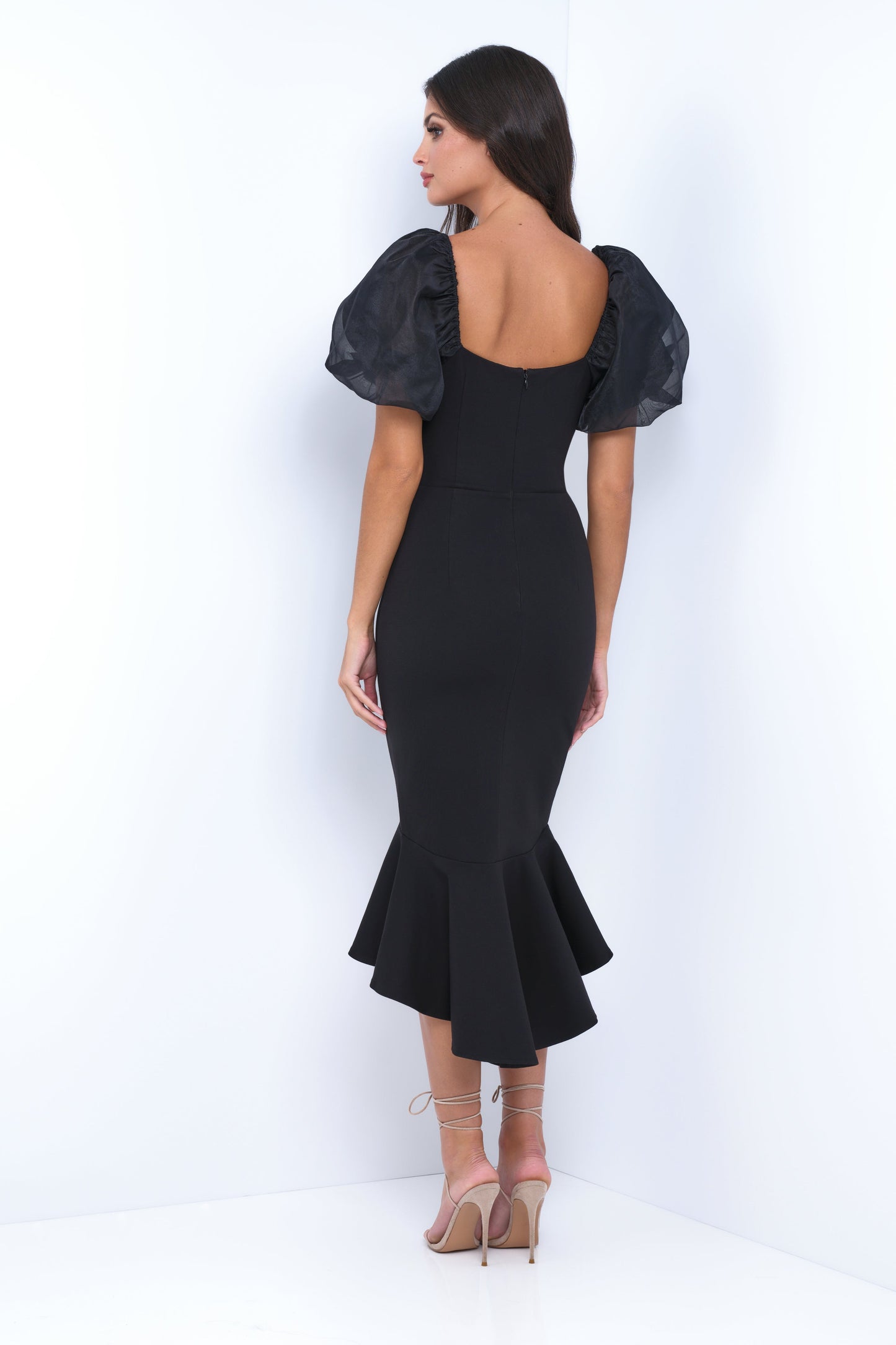 Diana Midi Dress - Black