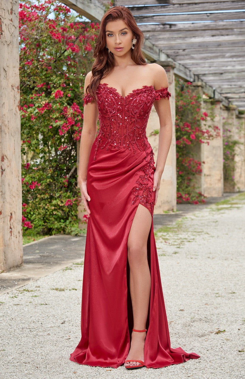 size 12, Monroe Gown - Burgundy - FINAL SALE