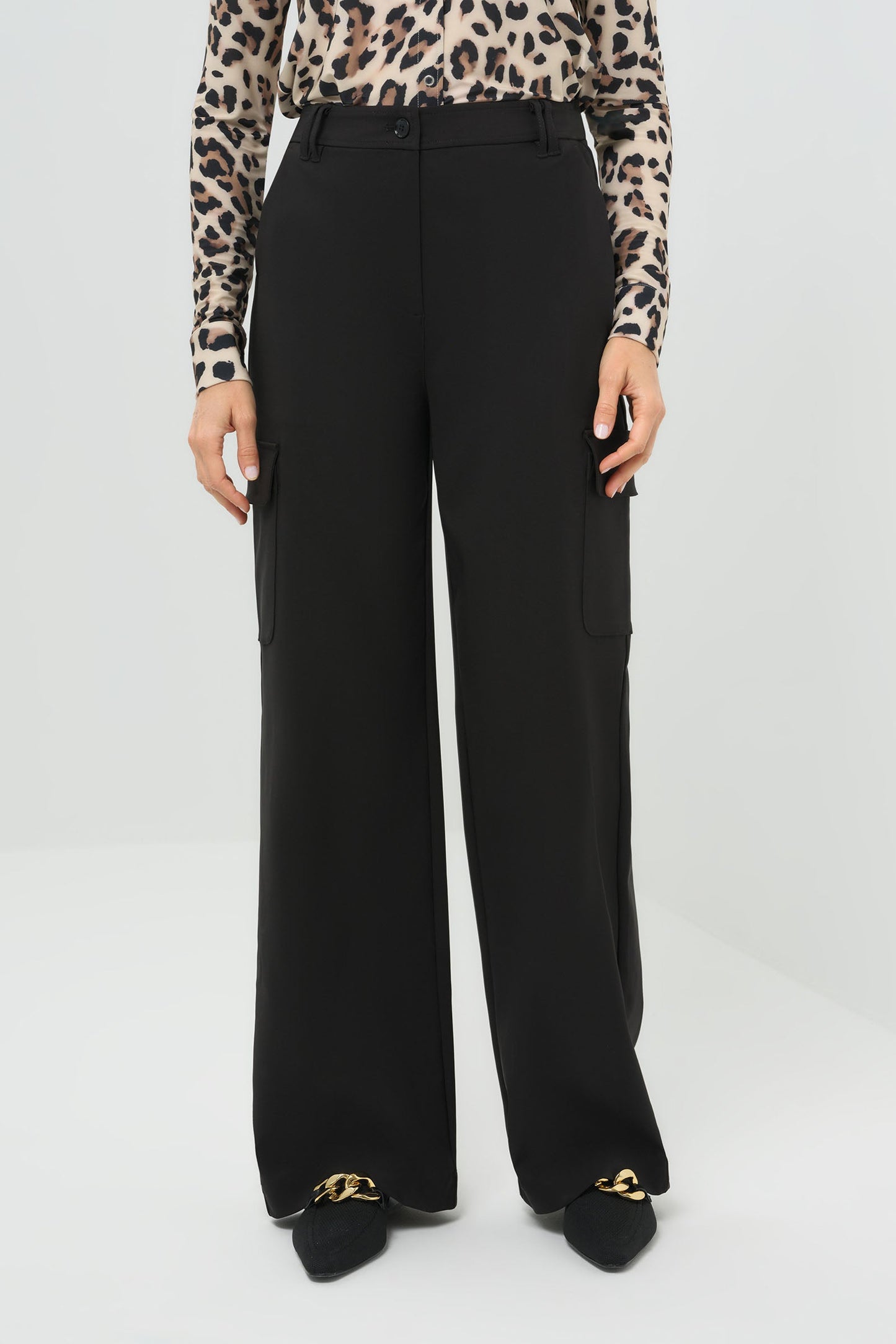 Hayes Recycled Wide Leg Cargo Pull-on Pant
