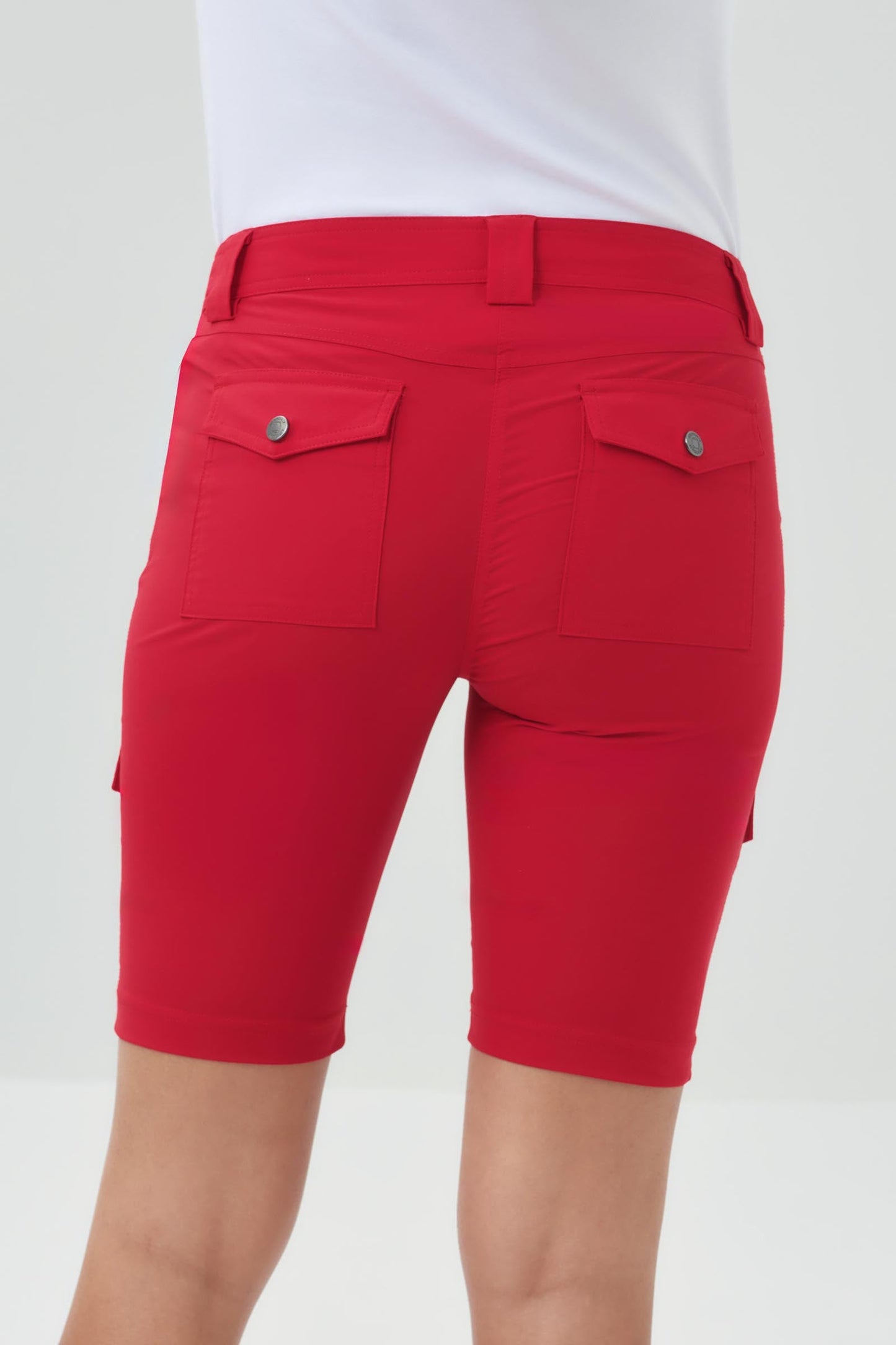 Apiedi Cargo Shorts in Atomic Red
