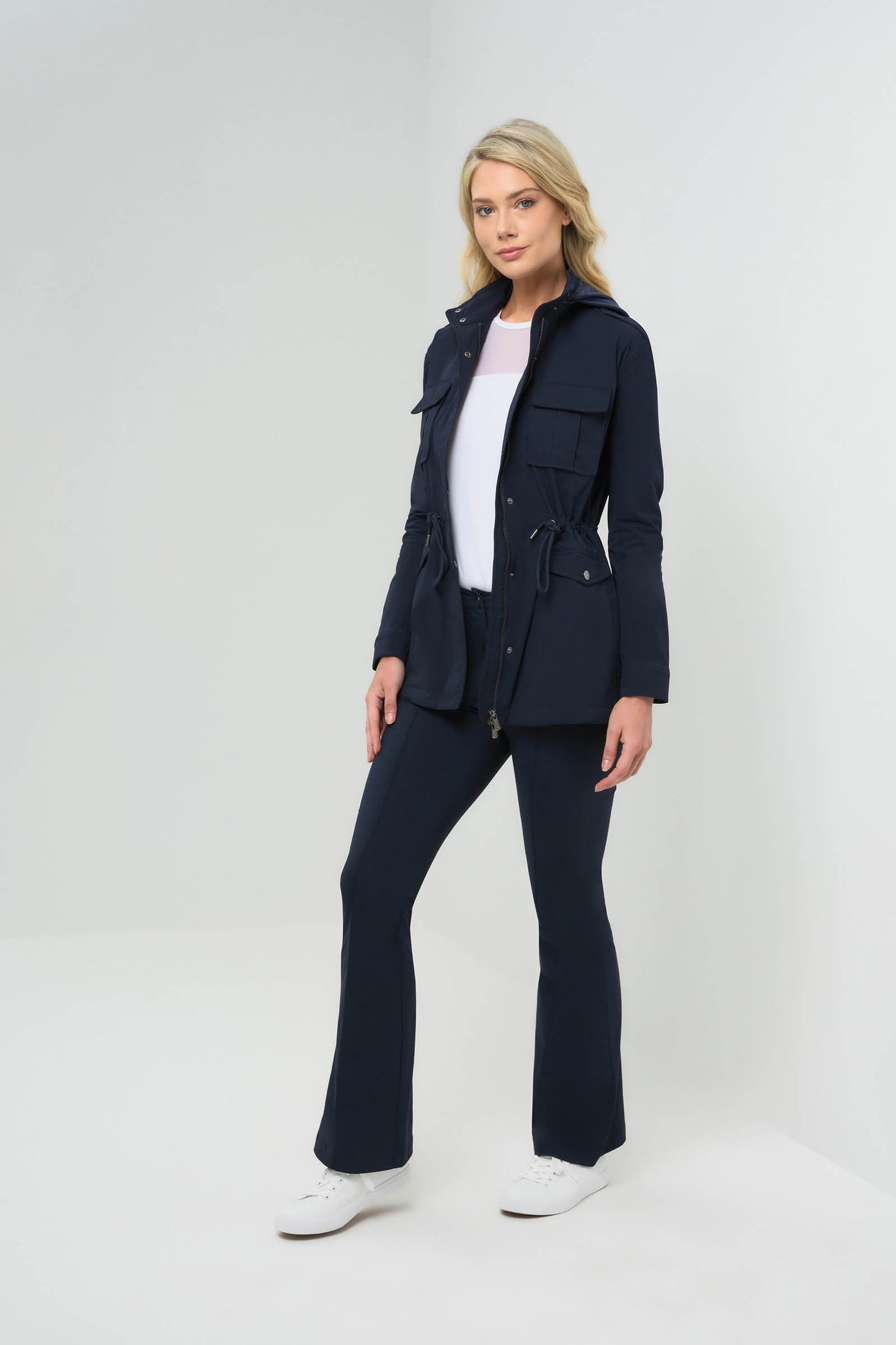 Courtney Lightweight Utility Jacket with Hood