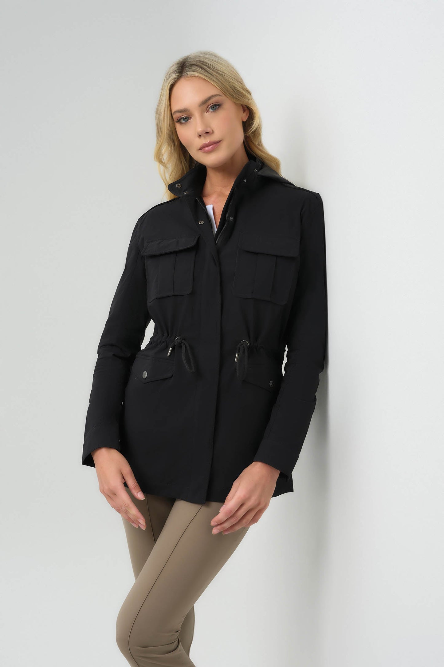 Courtney Lightweight Utility Jacket with Hood
