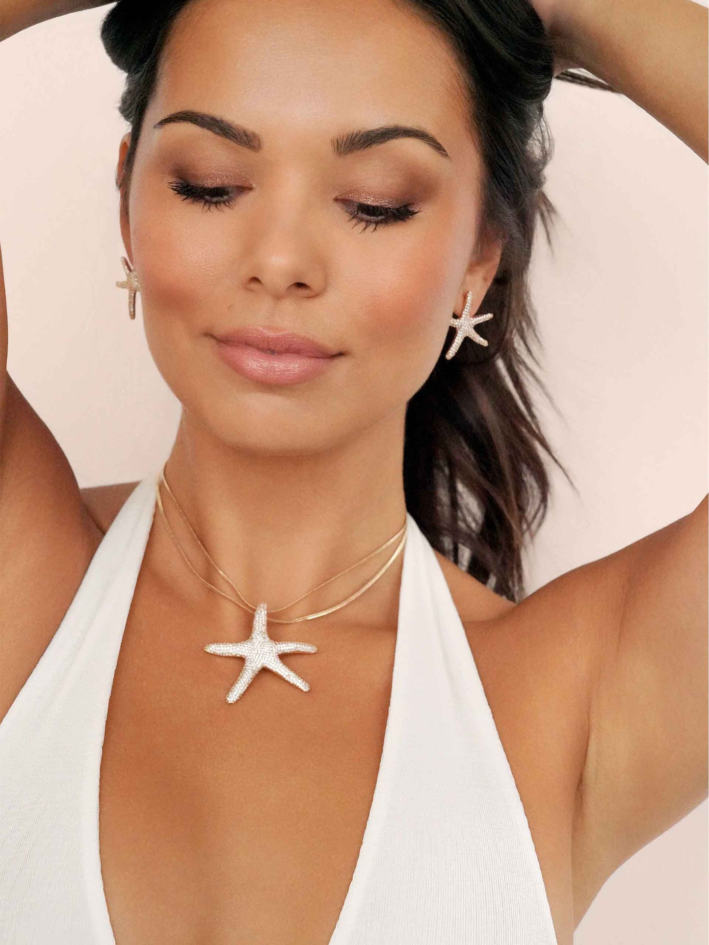 Pavè Starfish Necklace