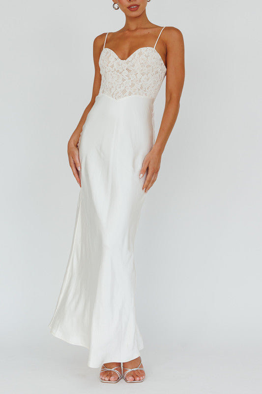 Penelope Maxi Dress - Ivory - FINAL SALE