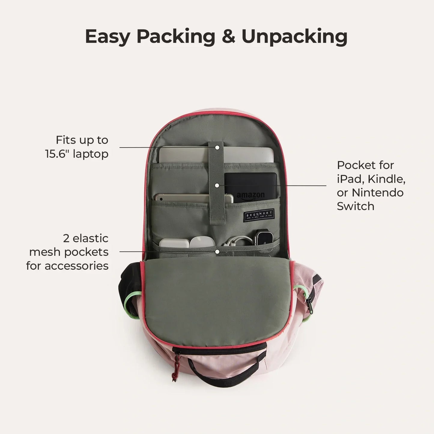 Sac à dos pour ordinateur portable Focus 15,6 pouces
