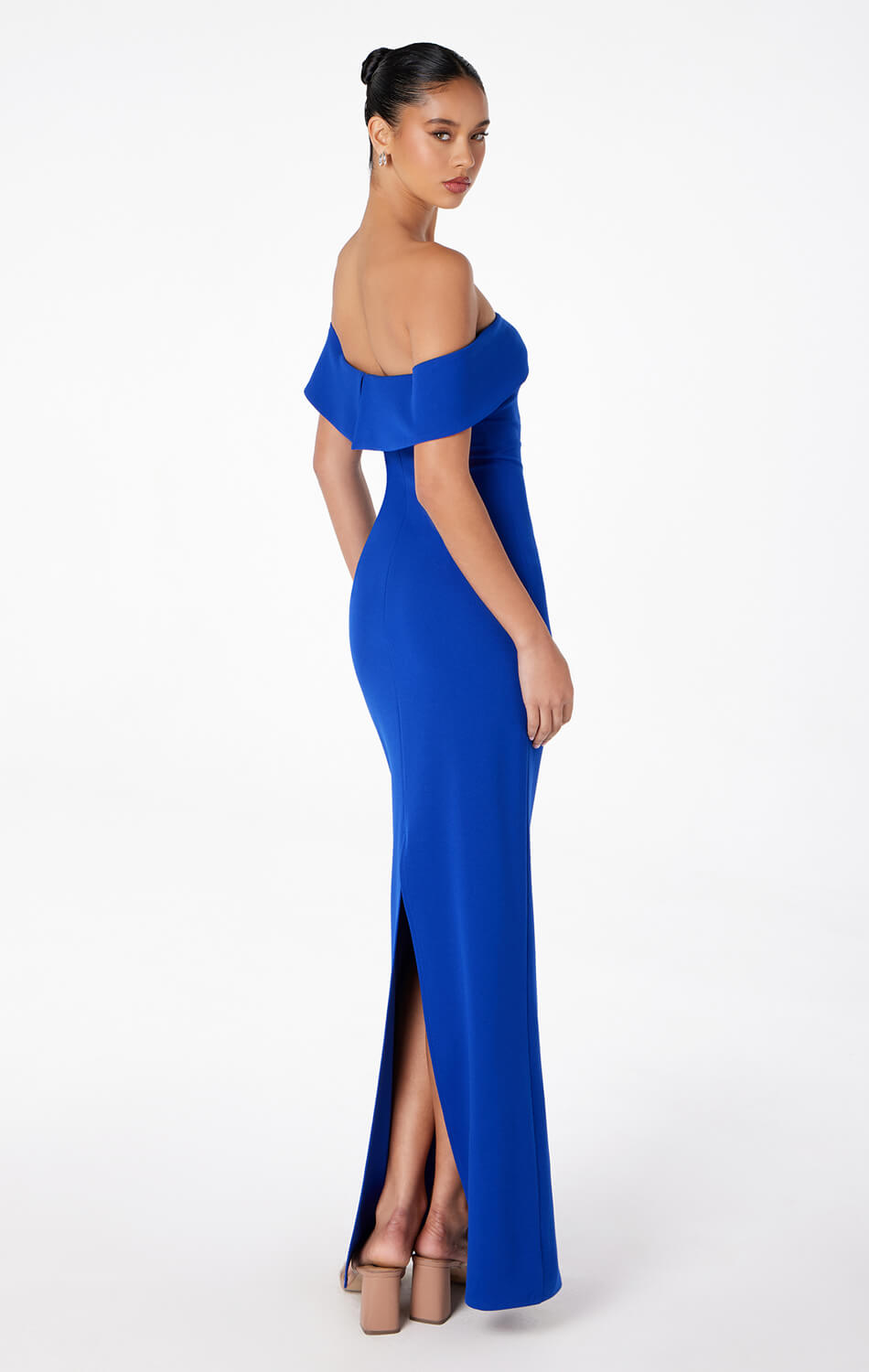 INEZ OFF THE SHOULDER MAXI DRESS