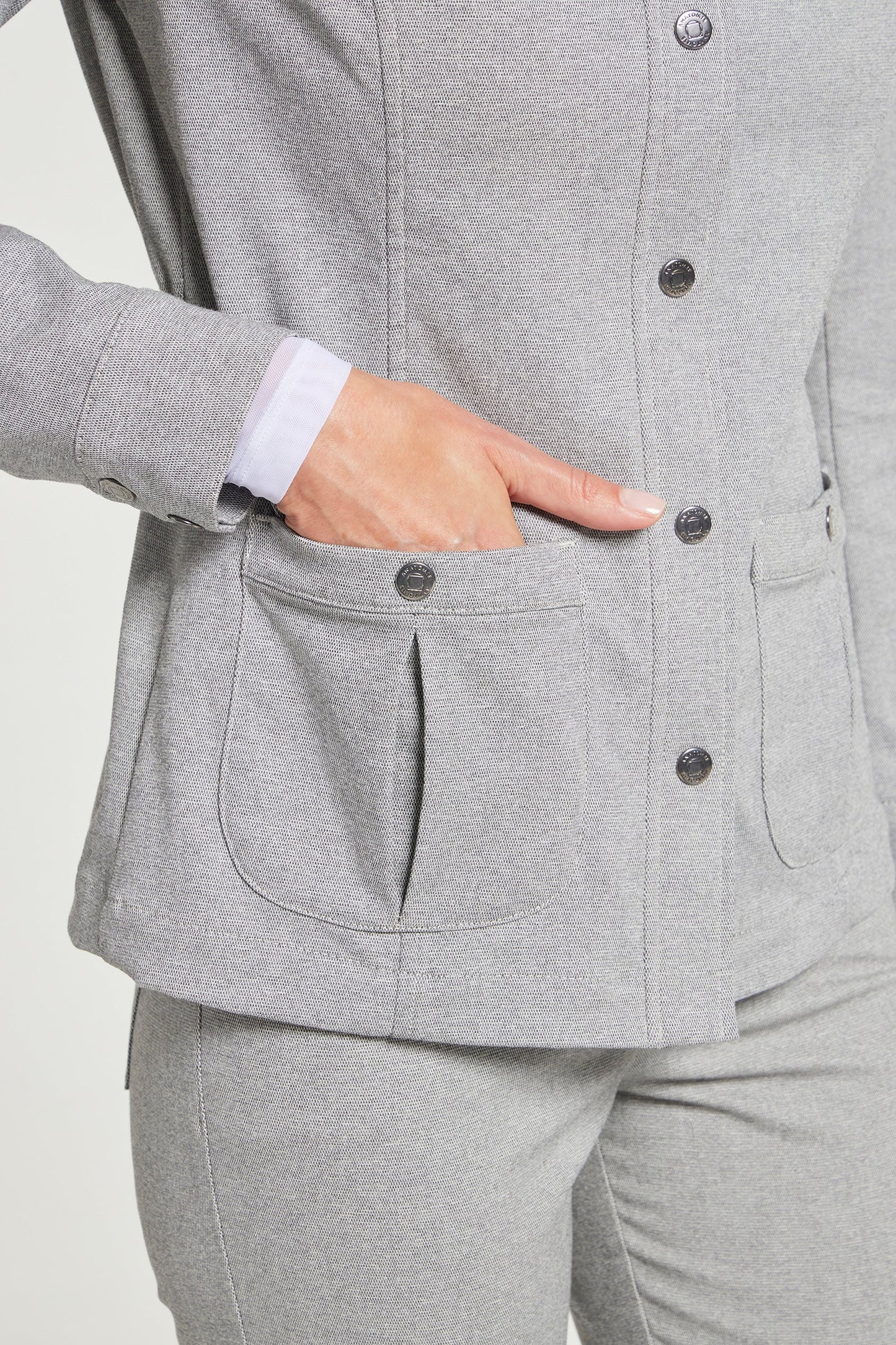 Jane Textured Denim Jacket