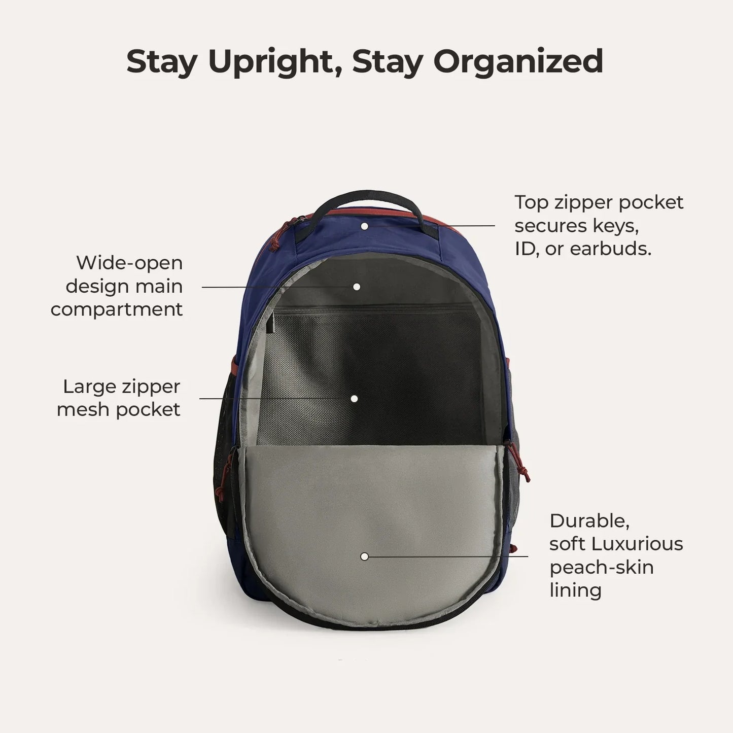 Sac à dos pour ordinateur portable Focus 15,6 pouces