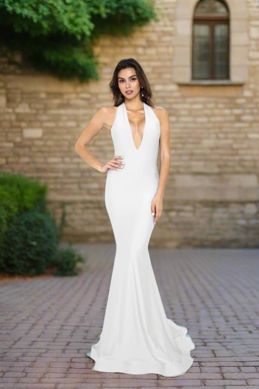 Raven Gown - White- FINAL SALE