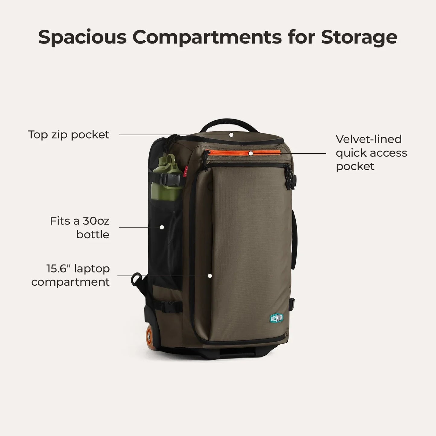 Sac à dos à roulettes Blast 43L