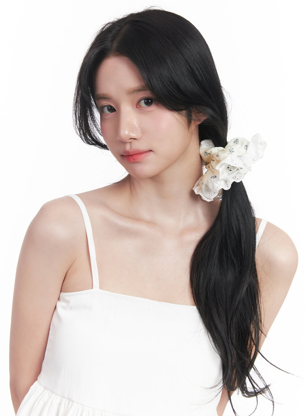 Lace Blossom Scrunchie Hair Tie CY526