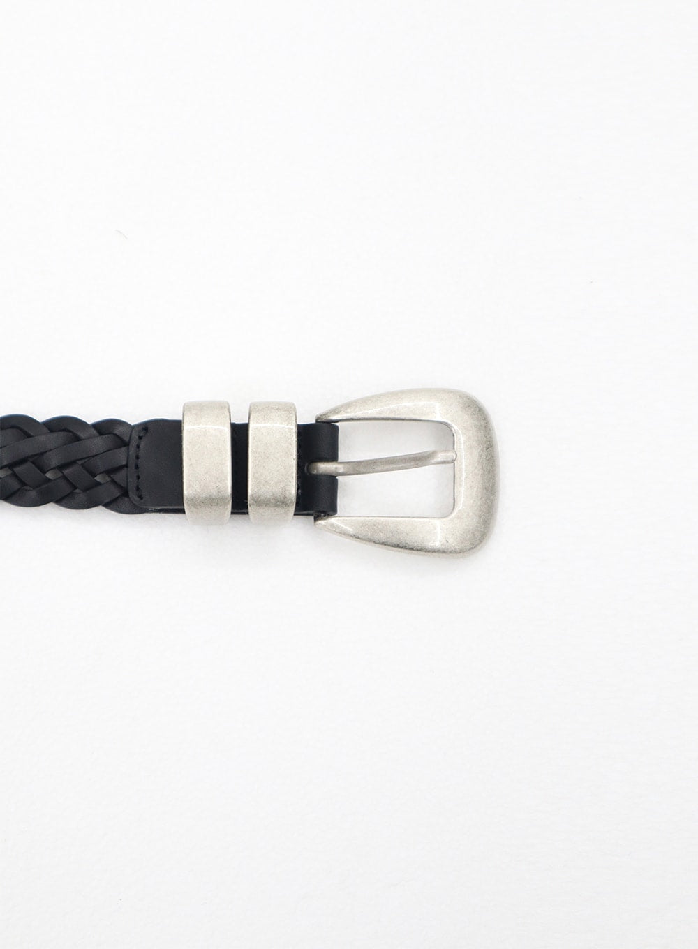 Woven Faux Leather Belt CM309