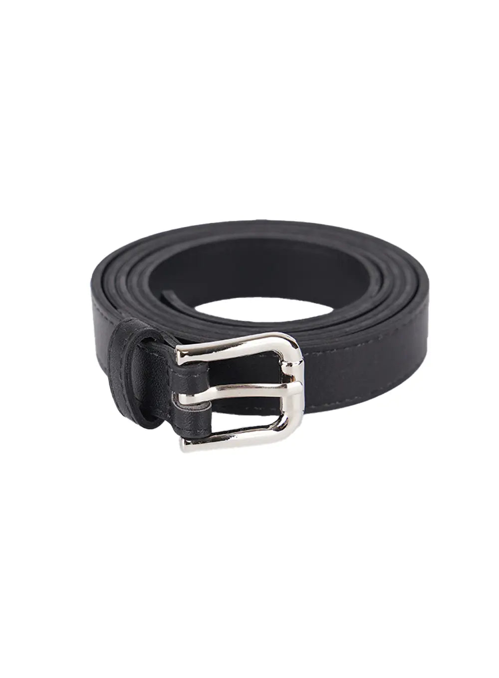 Minimalist Red Faux Leather Belt CL508