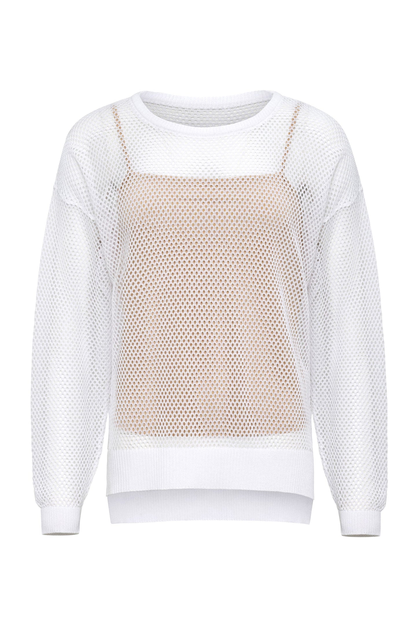 Emma Open Knit Pullover Top