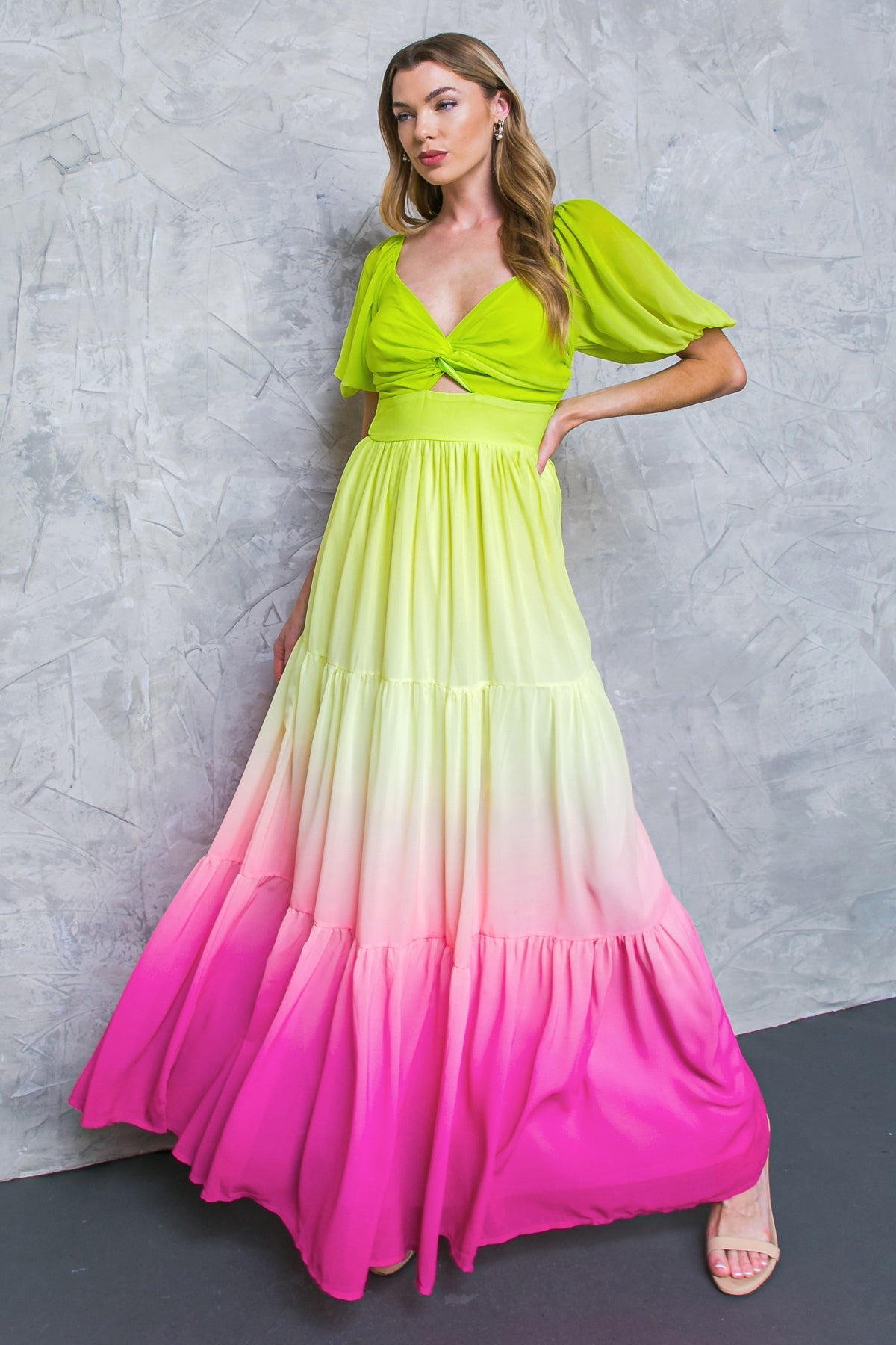 Size Medium, AS FREE AS THE OCEAN WOVEN MAXI DRESS - FINAL SALE