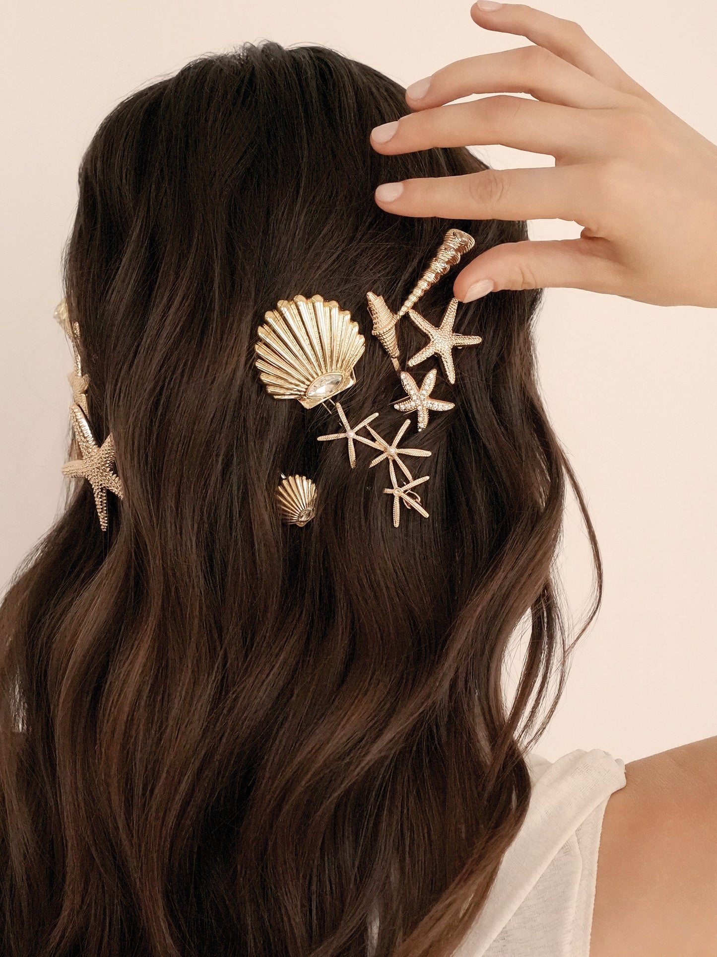 Santorini Shell Barrette