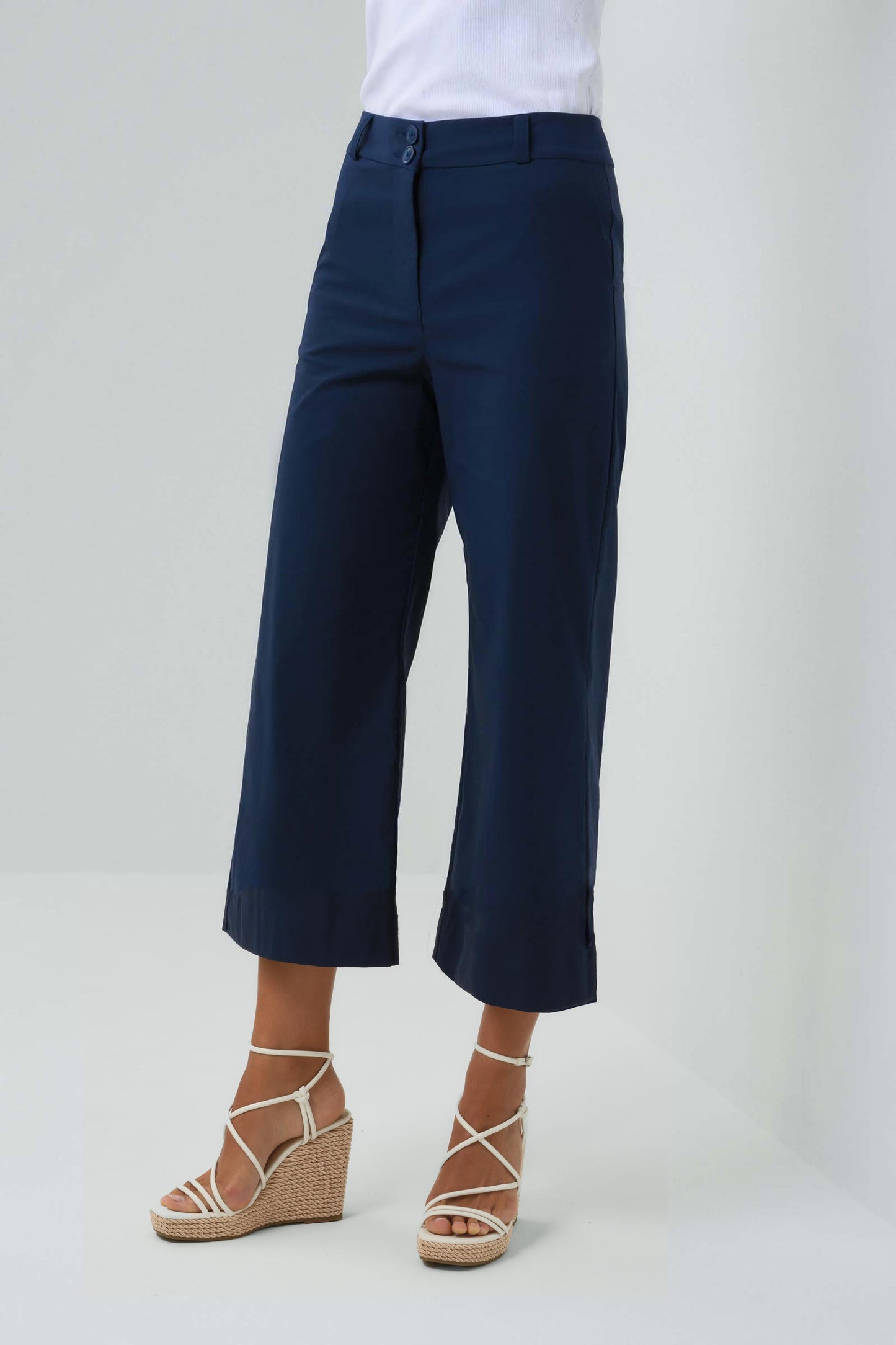 Ivanna Stretch Cropped Flare Pant