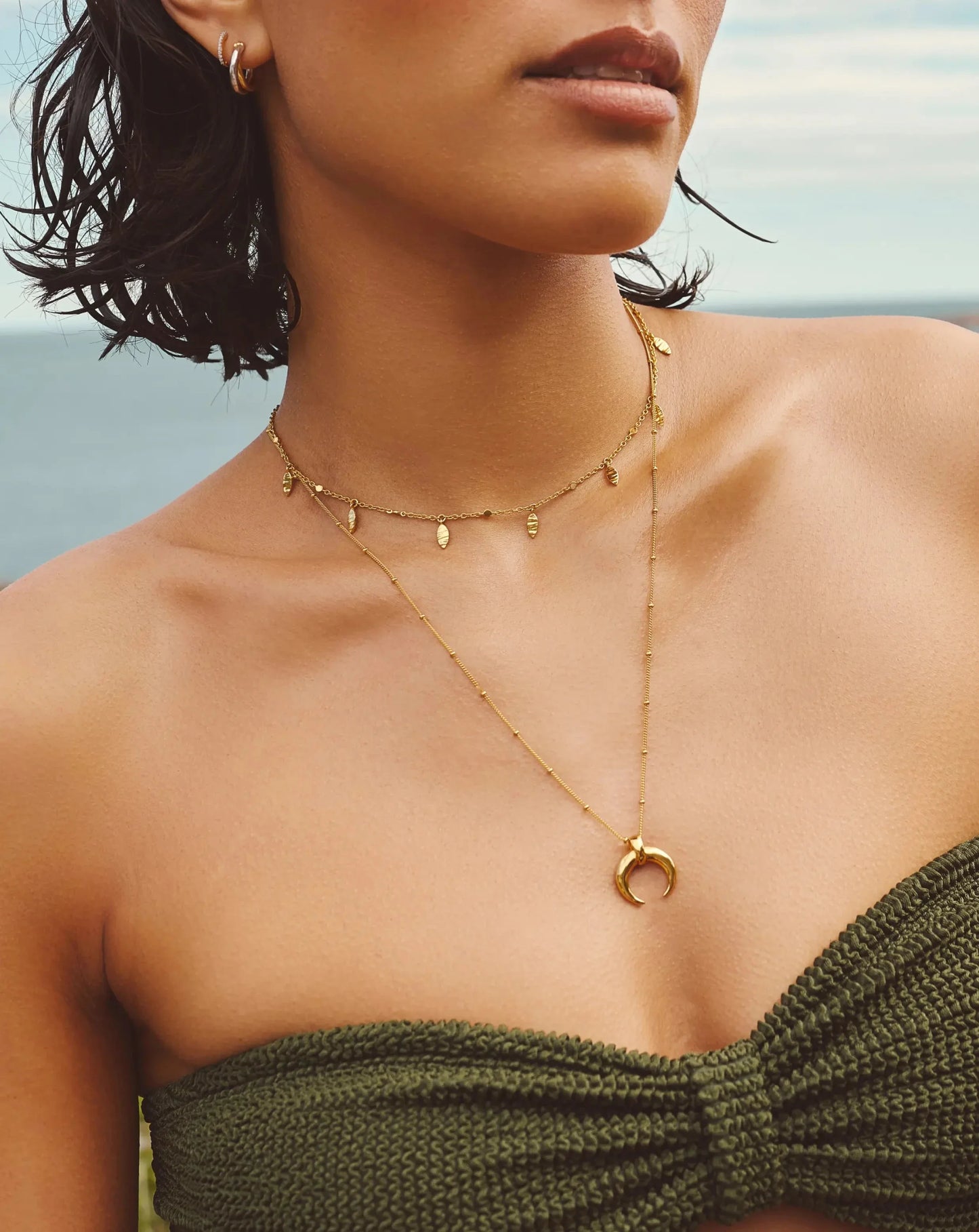 Lucy Williams Large Horn Necklace