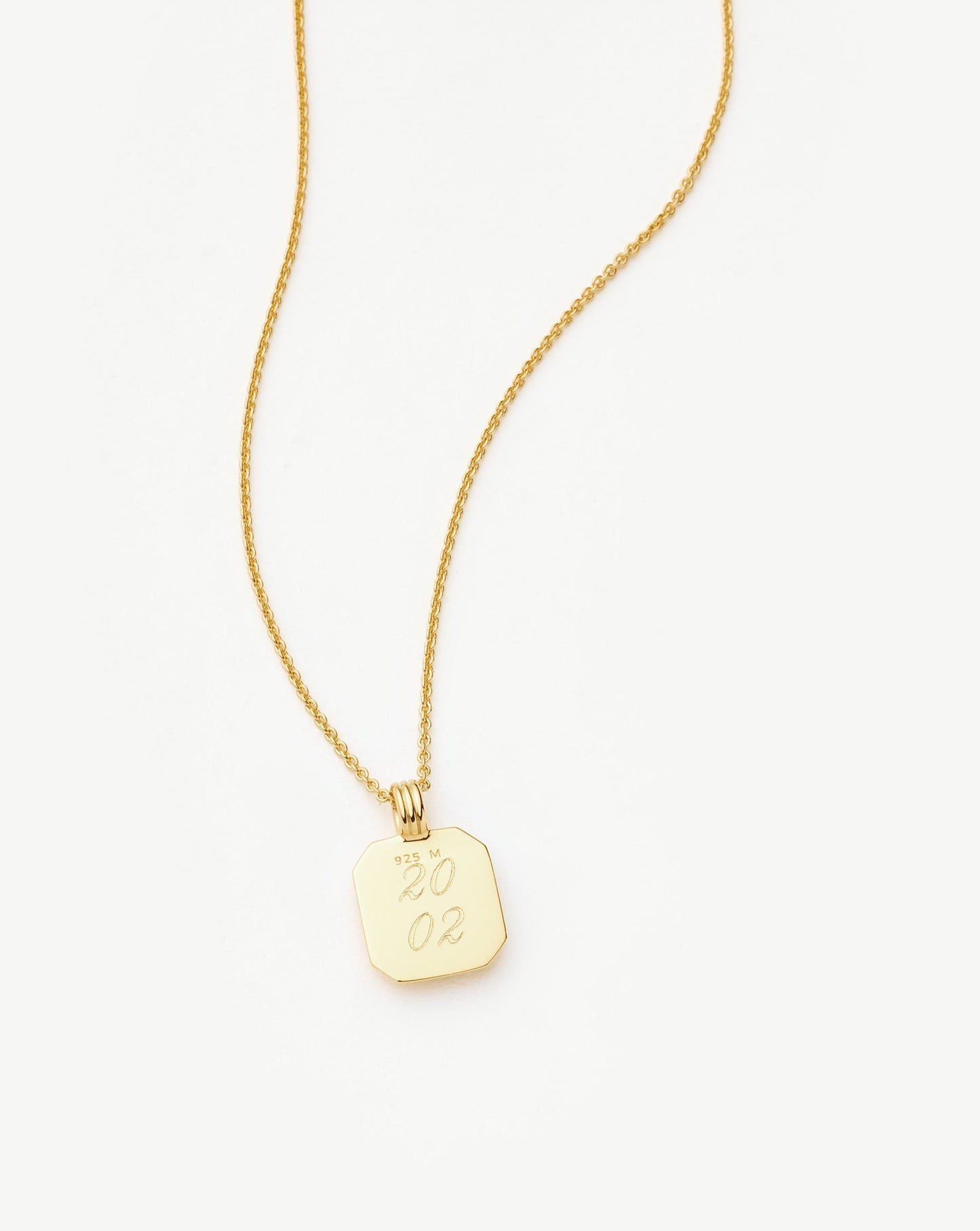 November Birthstone Pendant Necklace | 18k Gold Vermeil/Citrine