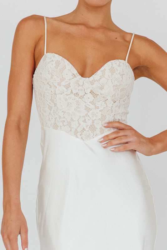 Penelope Maxi Dress - Ivory - FINAL SALE